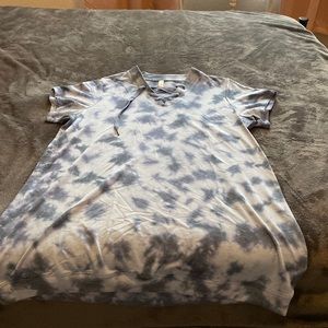 NWOT long length tie dye top